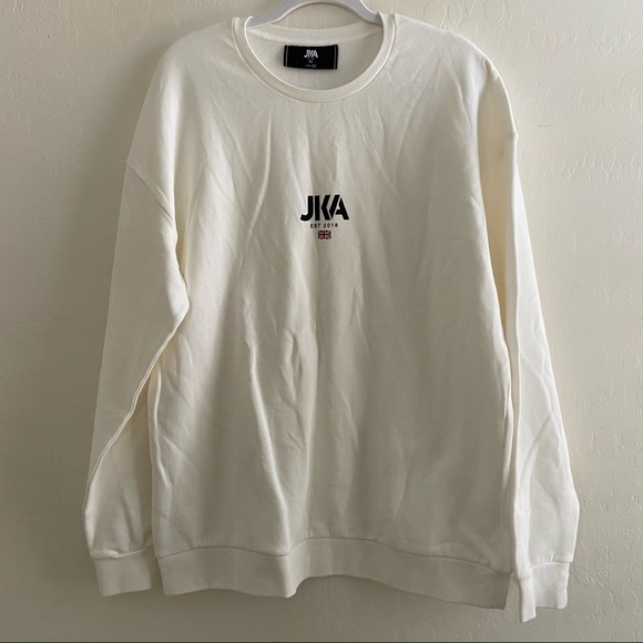JKA Sweatshirt British Flag Print Logo XL ( NWOT) - Picture 4 of 7